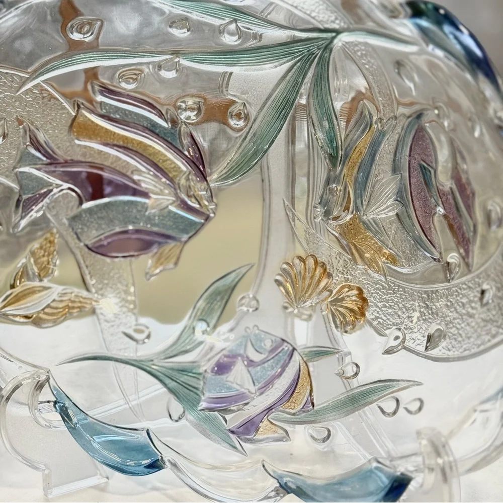2 Vtg Mikasa Studio Nova Savoir Vivre Key Largo Tropical Fish Oval Bowls Rare - Picture 10 of 16